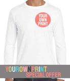 YourOwnPrint Special - Gildan SoftStyle® Long Sleeve T-Shirt - GD11 - Breast Print OFFER