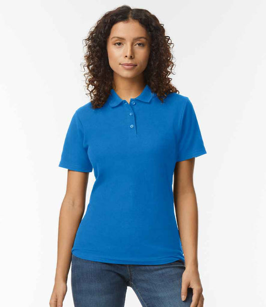 Gildan Ladies SoftStyle® Double Piqué Polo Shirt - GD75 (64800L)