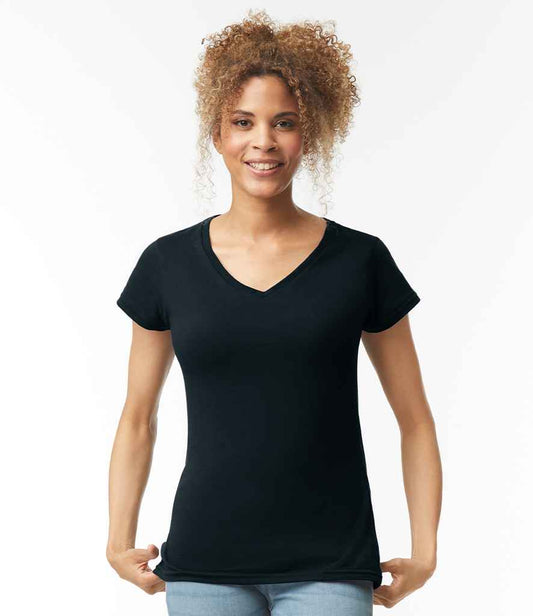 Gildan Ladies SoftStyle® V Neck T-Shirt - GD78 (64V00L)