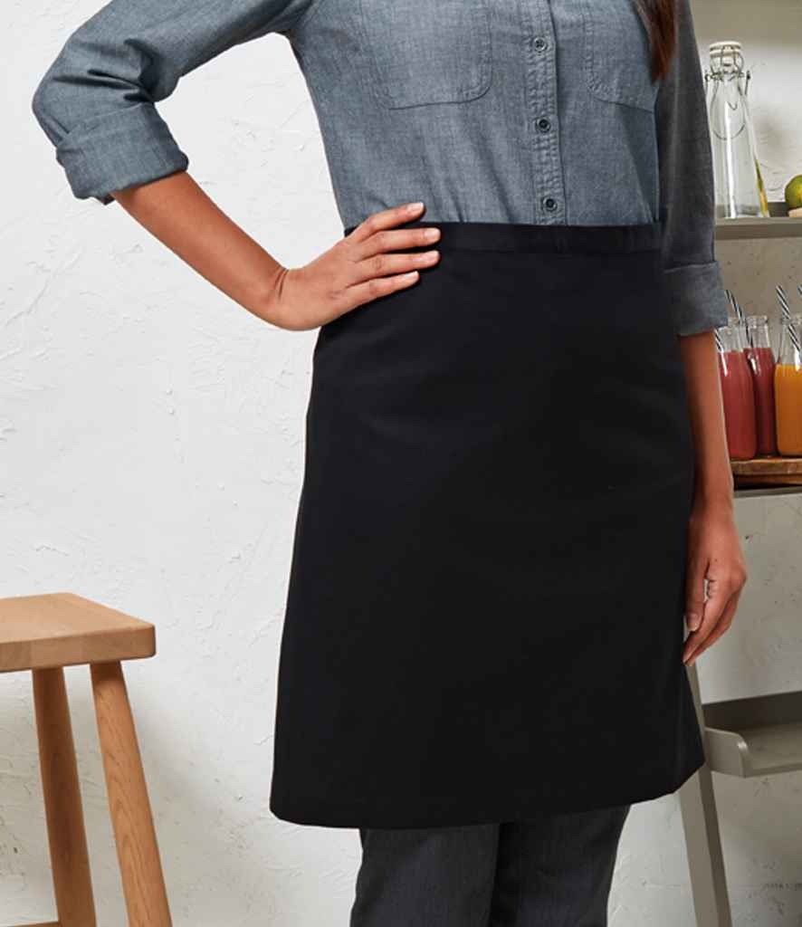 Premier Fairtrade Organic Cotton Waist Apron - PR114