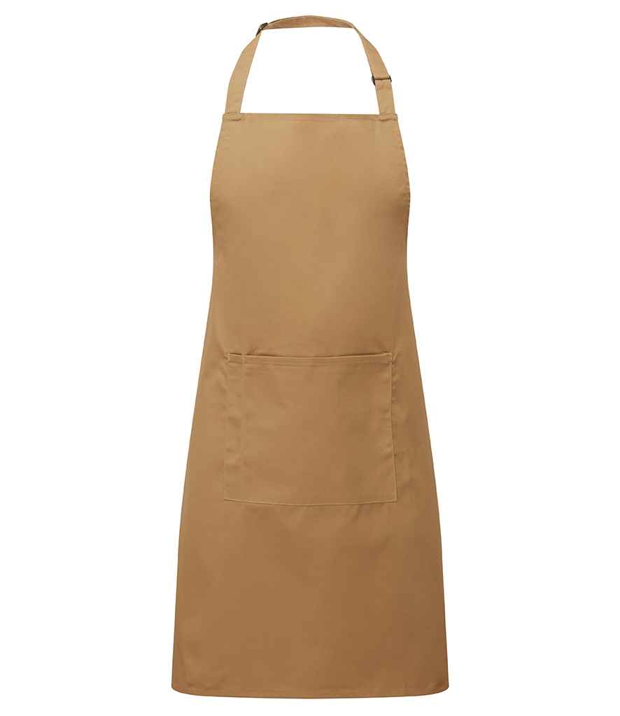 Premier 'Colours' Bib Apron with Pocket - PR154