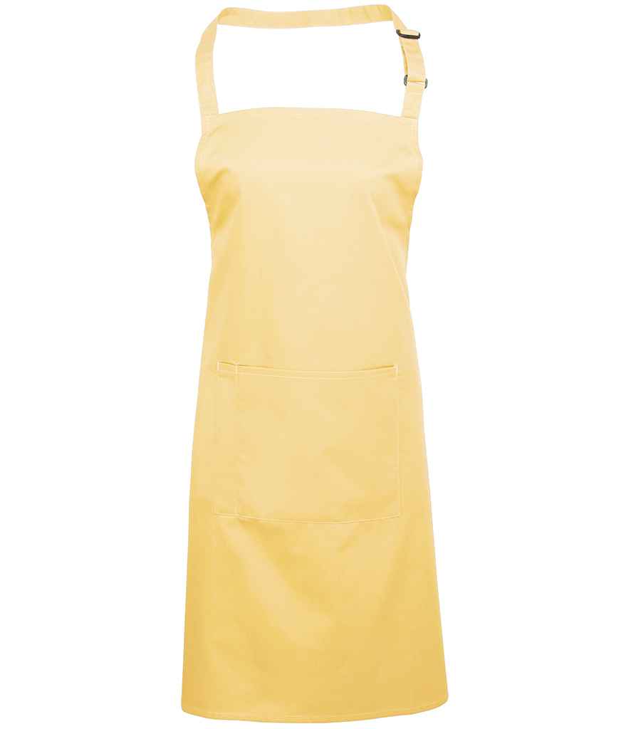 Premier 'Colours' Bib Apron with Pocket - PR154