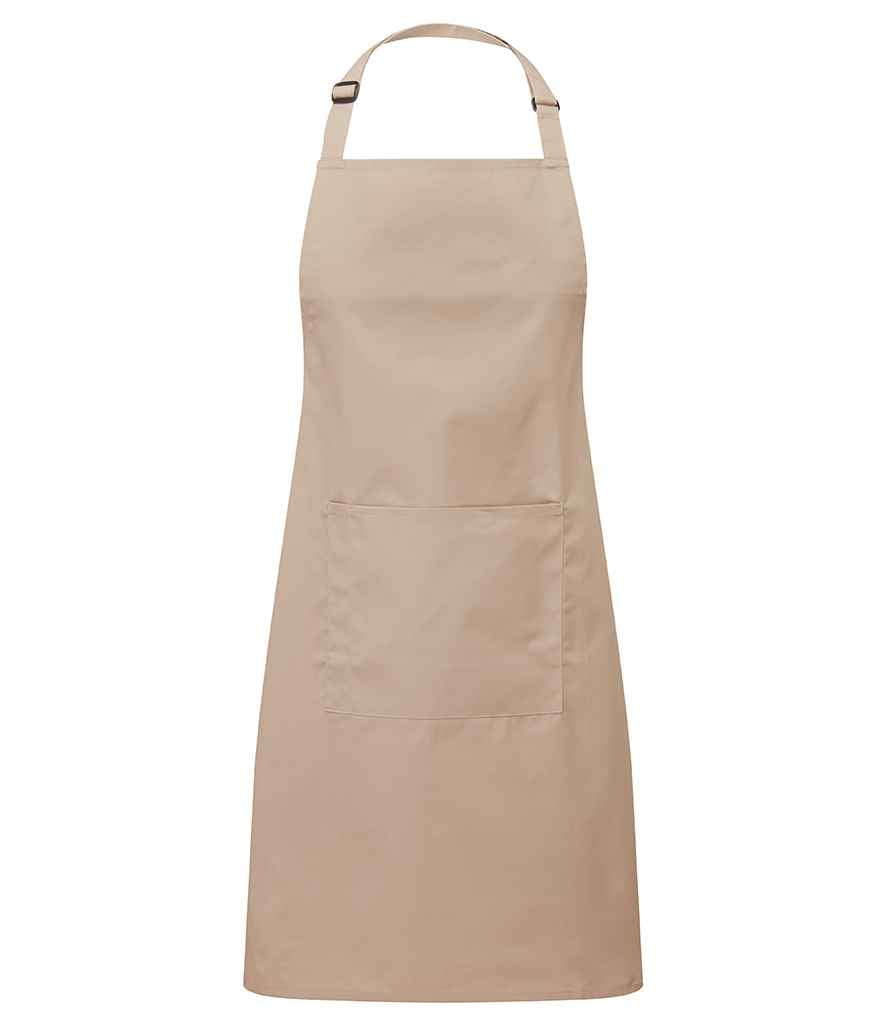 Premier 'Colours' Bib Apron with Pocket - PR154