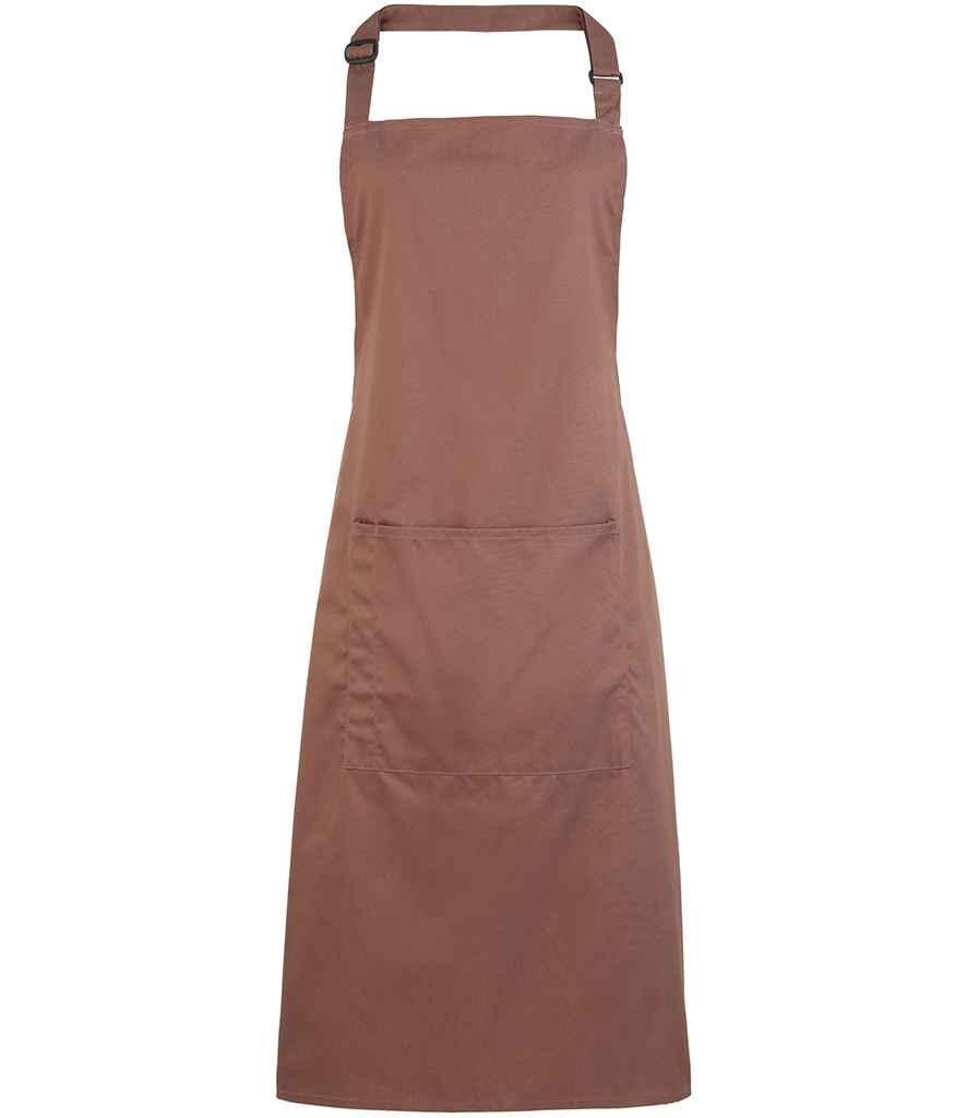 Premier 'Colours' Bib Apron with Pocket - PR154