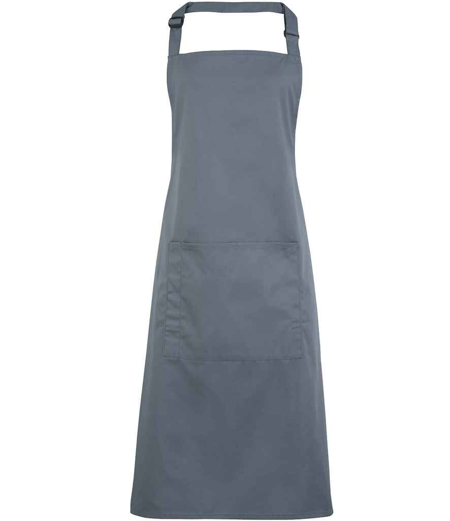 Premier 'Colours' Bib Apron with Pocket - PR154