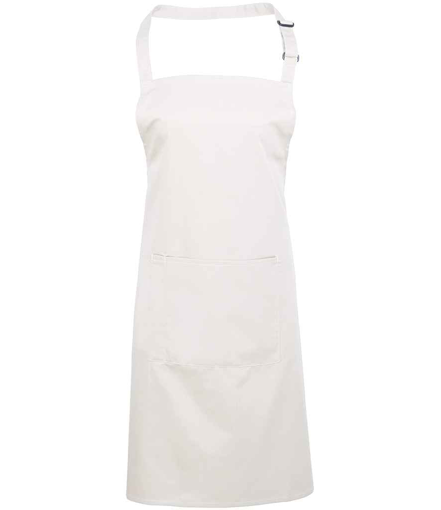 Premier 'Colours' Bib Apron with Pocket - PR154