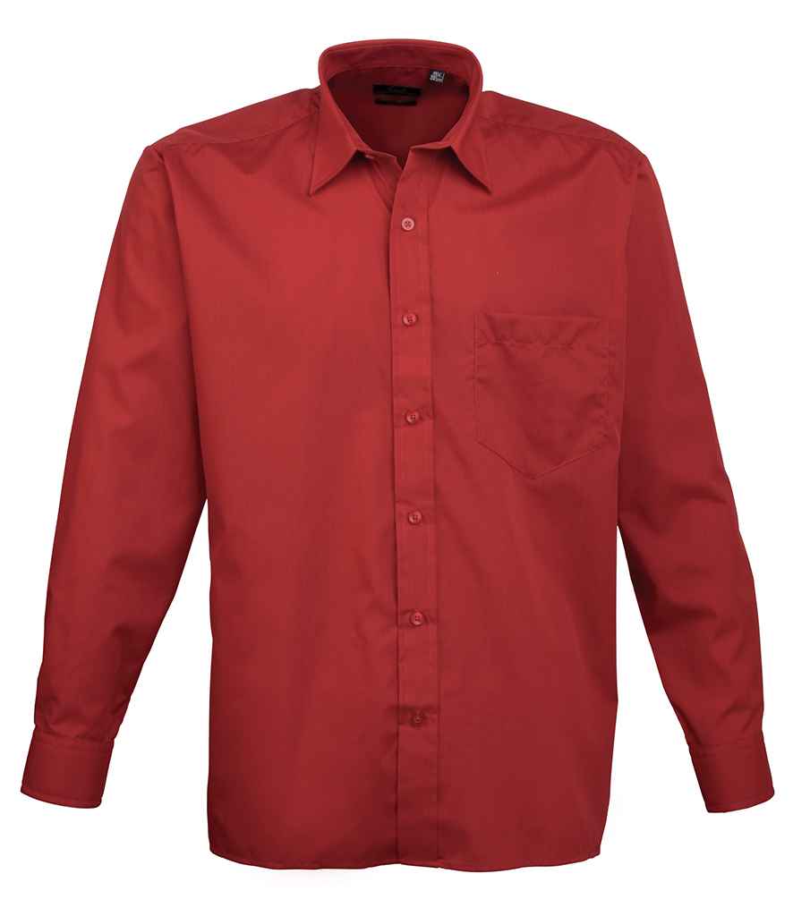 Premier Long Sleeve Poplin Shirt - PR200