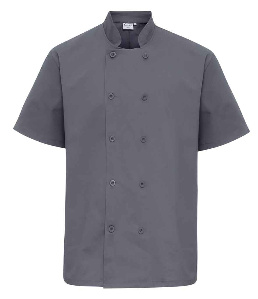 Premier Short Sleeve Chef's Jacket - PR656