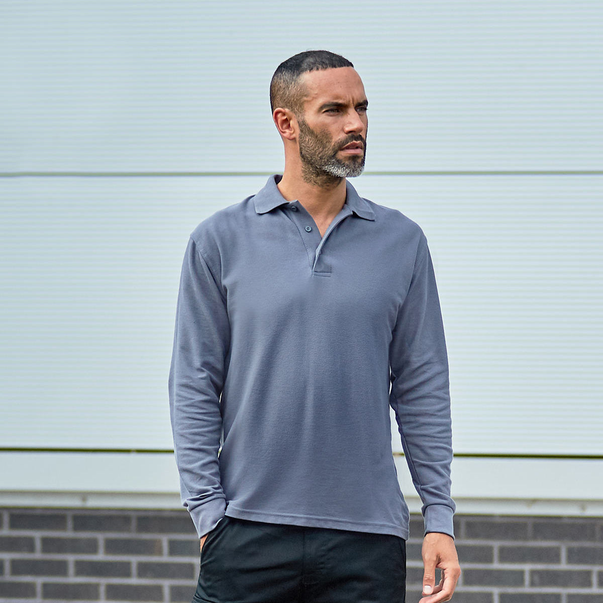 Pro RTX Pro Long Sleeve Piqué Polo Shirt - RX102