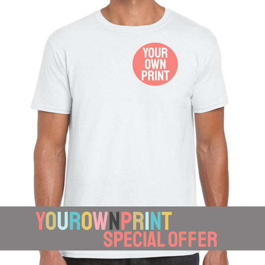 YourOwnPrint Special - Gildan SoftStyle® Adult T-Shirt - GD01 - Breast Print OFFER