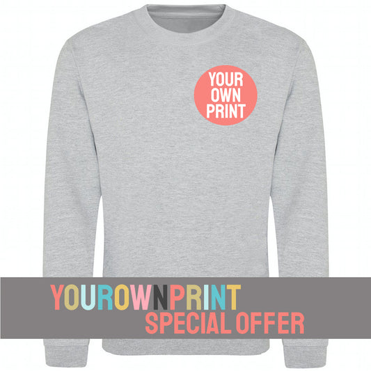 YourOwnPrint Special - Unisex Sweatshirt - Multi Colour Print