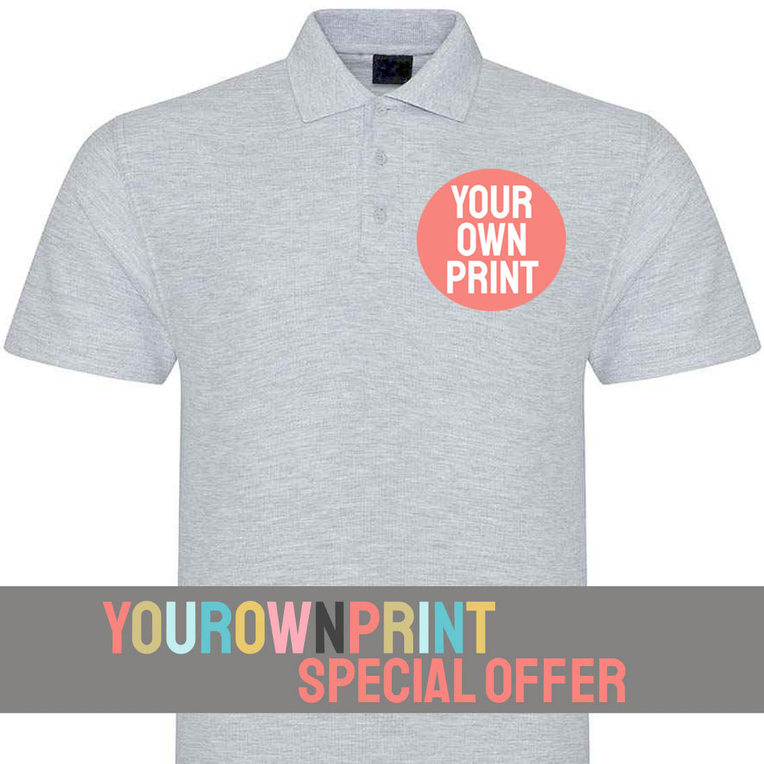 YourOwnPrint Special - Pro RTX Pro Piqué Polo Shirt - RX101 - Breast Print OFFER