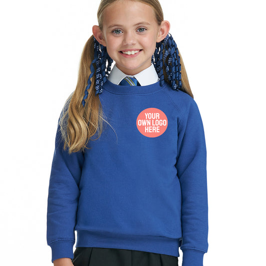 Kids Raglan Sweatshirt - One Colour Print